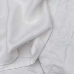 Chiffon d'essuyage textile blanc coton non pelucheux - carton 10 kg