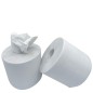 Bobine d'essuyage papier blanche T.1000 - lot de 2