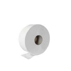 Papier hygiénique mini jumbo 180M - ouate 2 plis blanc - paquet de 12rlx