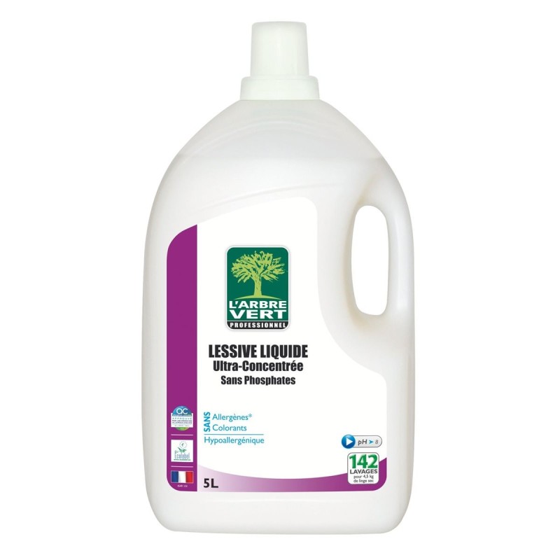 Lessive liquide l'Arbre Vert - bidon de 5L